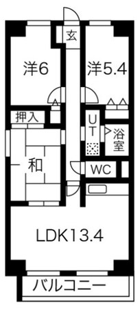 メゾンイソップ新松戸の物件間取画像